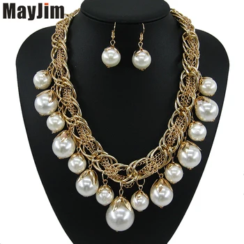 Statement necklace 2018 fashion pearl jewelry sets chain crystal dubai bridal jewelry sets Vintage beads Bijoux Accessories
Statement necklace 2018 fashion pearl jewelry sets chain crystal dubai bridal jewelry sets Vintage beads Bijoux Accessories