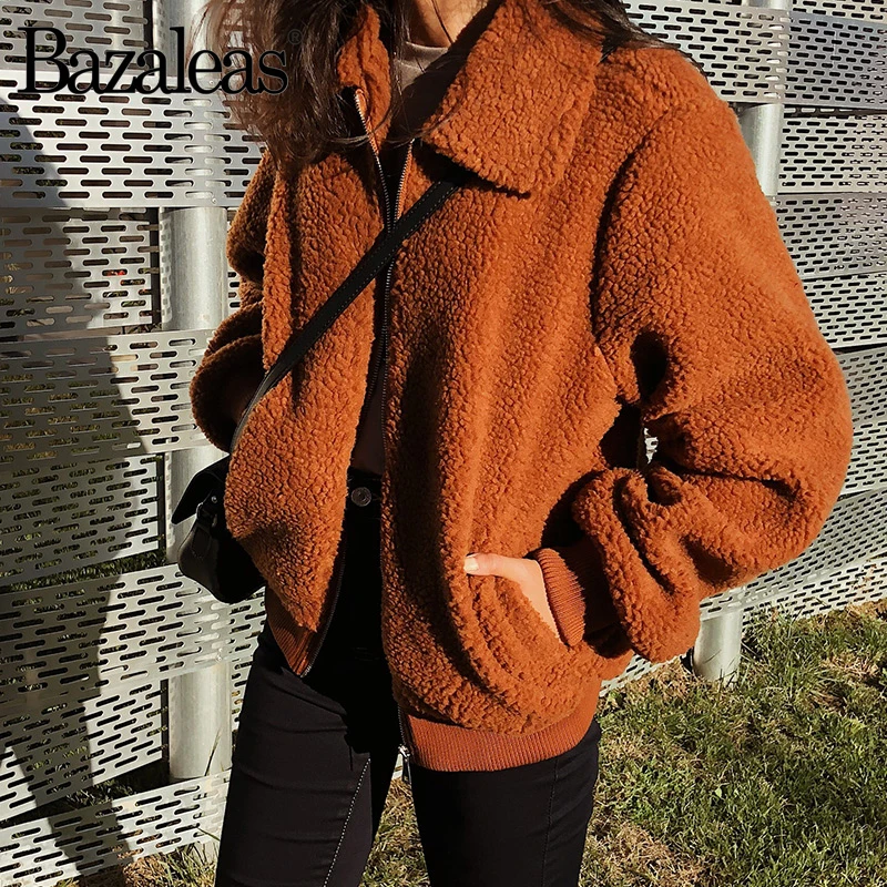 Women Vintage Lambswool Coat Khaki Brown Coat Turn Down Collar Warm Jackets Casual Tops
Women Vintage Lambswool Coat Khaki Brown Coat Turn Down Collar Warm Jackets Casual Tops