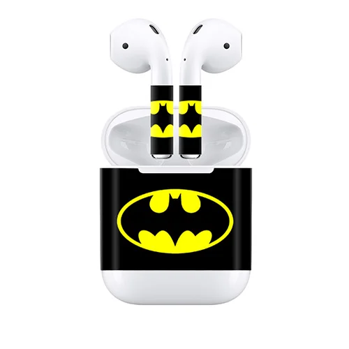Bottom Price Factory Supply For Apple Airpods Skin Sticker Full Cover for Earpiece Batman Design
Bottom Price Factory Supply For Apple Airpods Skin Sticker Full Cover for Earpiece Batman Design
