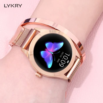 LYKRY KW10 Smart Watch Women 2019 IP68 Waterproof Heart Rate Monitoring Bluetooth For Android IOS Fitness Bracelet Smartwatch
LYKRY KW10 Smart Watch Women 2019 IP68 Waterproof Heart Rate Monitoring Bluetooth For Android IOS Fitness Bracelet Smartwatch