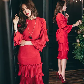 Spring Women Robe Sexy Office Ren Flare Sleeve Bandage Vintage Bodycon Dress Vestidos De Festa Longo Dresses Plus Size Femme
Spring Women Robe Sexy Office Ren Flare Sleeve Bandage Vintage Bodycon Dress Vestidos De Festa Longo Dresses Plus Size Femme