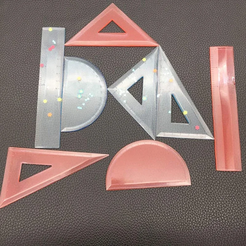 4Pcs Silicone Molds Ruler Set Square Protractor Crystal Epoxy Mold Soap Candle for Diy Craft Gift Making
4Pcs Silicone Molds Ruler Set Square Protractor Crystal Epoxy Mold Soap Candle for Diy Craft Gift Making
