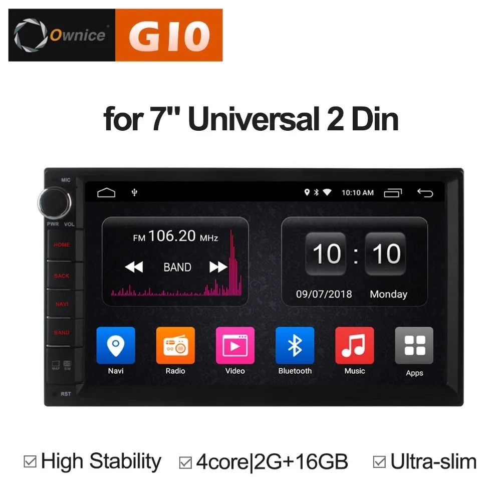1024*600 Android 8.1 Universal Car Radio 2din 2 din Player GPS Navigation Vehicle Intelligent Multimedia DVD Autoradio 4G LTE PC
1024*600 Android 8.1 Universal Car Radio 2din 2 din Player GPS Navigation Vehicle Intelligent Multimedia DVD Autoradio 4G LTE PC