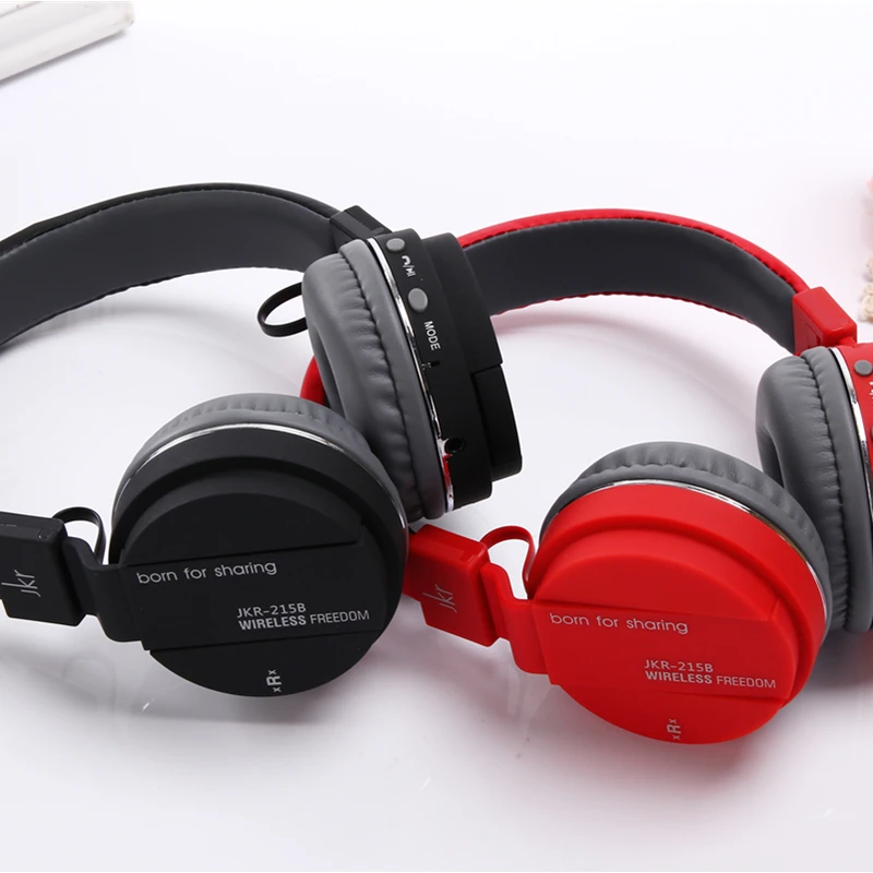 JKR 215B Wireless Bluetooth Headset Headphone Mic Support TF Earphone with Music FM for Mobile Phone PC Laptop Fone de ouvido
JKR 215B Wireless Bluetooth Headset Headphone Mic Support TF Earphone with Music FM for Mobile Phone PC Laptop Fone de ouvido