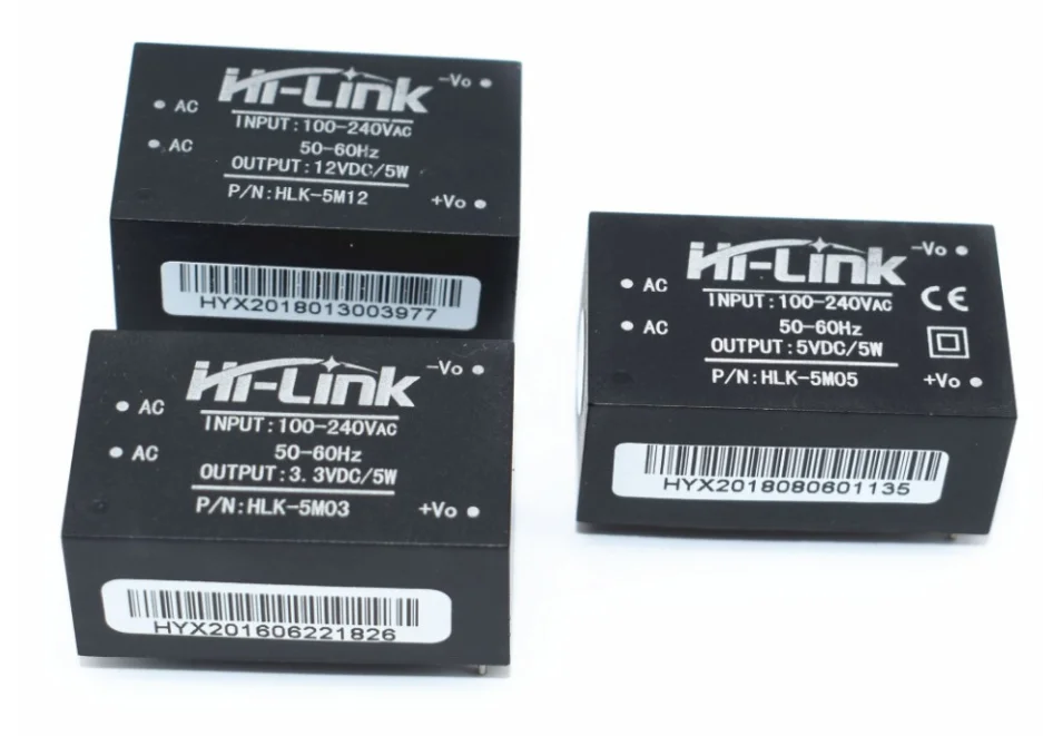 HLK-5M03 HLK-5M05 HLK-5M12 5W AC-DC 220V to 12V/5V/3.3V Buck Step Down Power Supply Module Converter Intelligent
HLK-5M03 HLK-5M05 HLK-5M12 5W AC-DC 220V to 12V/5V/3.3V Buck Step Down Power Supply Module Converter Intelligent