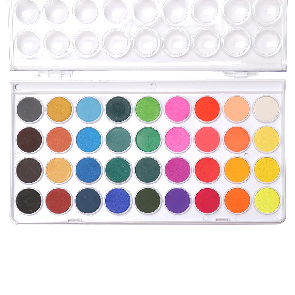 12/16/36colors Solid Watercolor Paint Set With Brush Pen Bright Color Pigment Drawing Art Supplies Acrylic Oil Painting Set
12/16/36colors Solid Watercolor Paint Set With Brush Pen Bright Color Pigment Drawing Art Supplies Acrylic Oil Painting Set