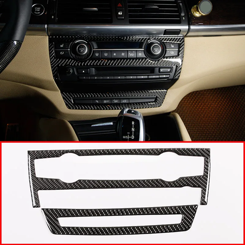 Carbon Fiber Car Air Conditioning Volume Adjustment Frame Trim Stickers For BMW X5 E70 X6 E71 2008-2013 Accessories
Carbon Fiber Car Air Conditioning Volume Adjustment Frame Trim Stickers For BMW X5 E70 X6 E71 2008-2013 Accessories