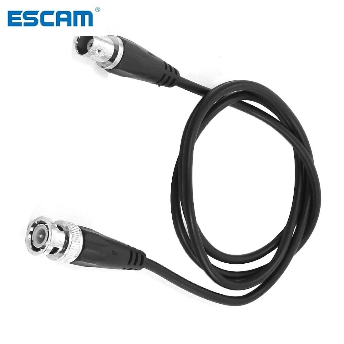 ESCAM High Quality BNC Male to Female Plug CCTV Extension Coaxial Line Cable 3.3ft Long Black
ESCAM High Quality BNC Male to Female Plug CCTV Extension Coaxial Line Cable 3.3ft Long Black