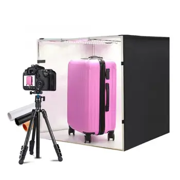 PULUZ 80*80CM 80W Lightbox Portable Softbox Folding Photo Box Mini Studio Light Box Photography Light Box Tent 3 Backgrounds Kit
PULUZ 80*80CM 80W Lightbox Portable Softbox Folding Photo Box Mini Studio Light Box Photography Light Box Tent 3 Backgrounds Kit