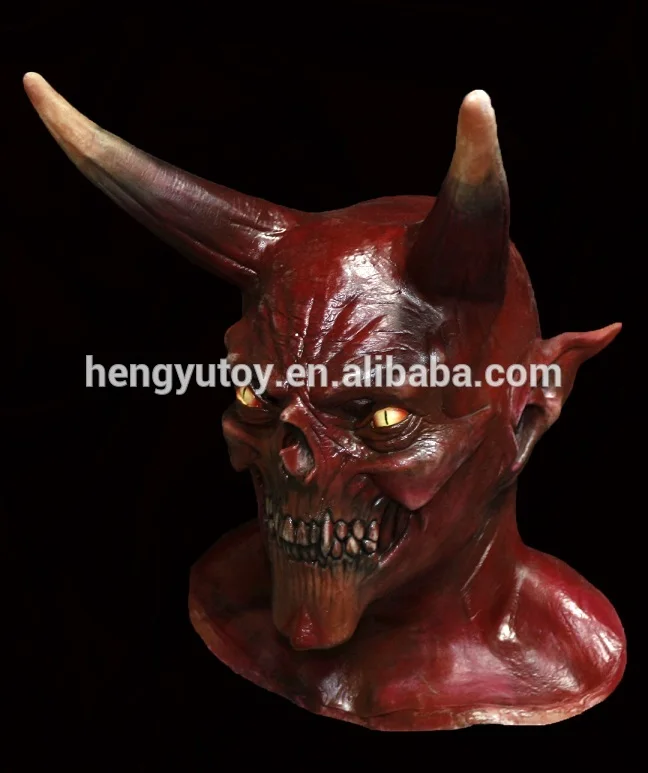 Adult Costume Horror Party Cosplay Halloween Latex Scary Horns Red Devil Mask for sale
Adult Costume Horror Party Cosplay Halloween Latex Scary Horns Red Devil Mask for sale