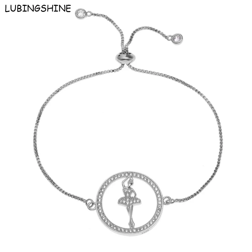 LUBINGSHINE Women's Simple Adjustable Ballet Girls Bracelets Bangles Bridal Zircon Jewellery Bangle pulseras mujer moda
LUBINGSHINE Women's Simple Adjustable Ballet Girls Bracelets Bangles Bridal Zircon Jewellery Bangle pulseras mujer moda