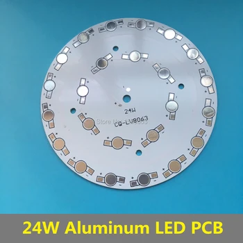 24W LED High Power PCB Lumen empty Board 118mm Aluminum Heatsink Round Radiator Base for LED Buld Down Ceiling Grow Lamp
24W LED High Power PCB Lumen empty Board 118mm Aluminum Heatsink Round Radiator Base for LED Buld Down Ceiling Grow Lamp