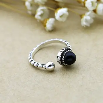 DreamySky Real Silver Color Black Round Rings For Women Open Size Wedding Ring Beautiful Jewelry Drop Shipping
DreamySky Real Silver Color Black Round Rings For Women Open Size Wedding Ring Beautiful Jewelry Drop Shipping