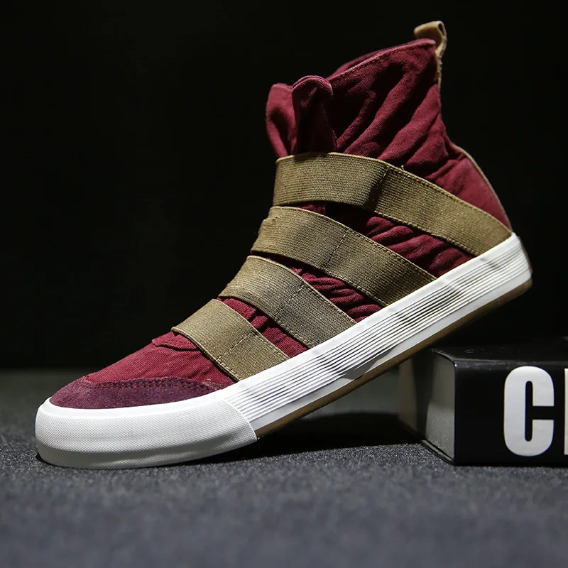 BACKCAMEL2019 spring new men's shoes high canvas shoes casual shoes wild trend breathable shoes rubber bottom slip wearSIZE38-44
BACKCAMEL2019 spring new men's shoes high canvas shoes casual shoes wild trend breathable shoes rubber bottom slip wearSIZE38-44