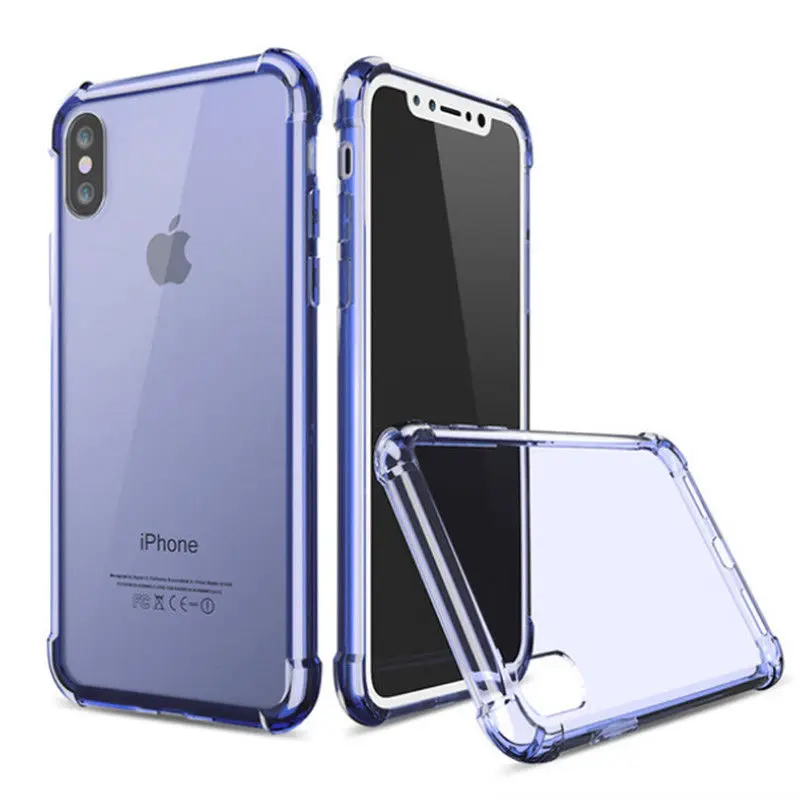 Strong Bumper Cover For iPhone X 8 Plus Hybrid Soft TPU Silicon Transparent Protect Phone Back Case for iPhone 7 Plus 6 6S Plus
Strong Bumper Cover For iPhone X 8 Plus Hybrid Soft TPU Silicon Transparent Protect Phone Back Case for iPhone 7 Plus 6 6S Plus