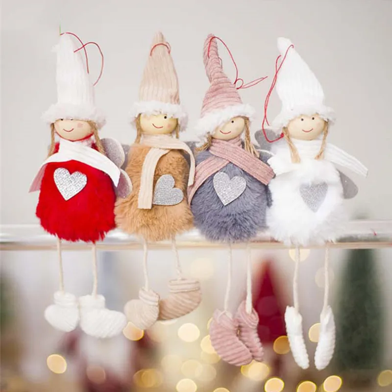 New Cute Angel Plush Doll Christmas Decoration Pendant Creative Christmas Tree Ornaments Christmas Decoration For Home Navidad
New Cute Angel Plush Doll Christmas Decoration Pendant Creative Christmas Tree Ornaments Christmas Decoration For Home Navidad