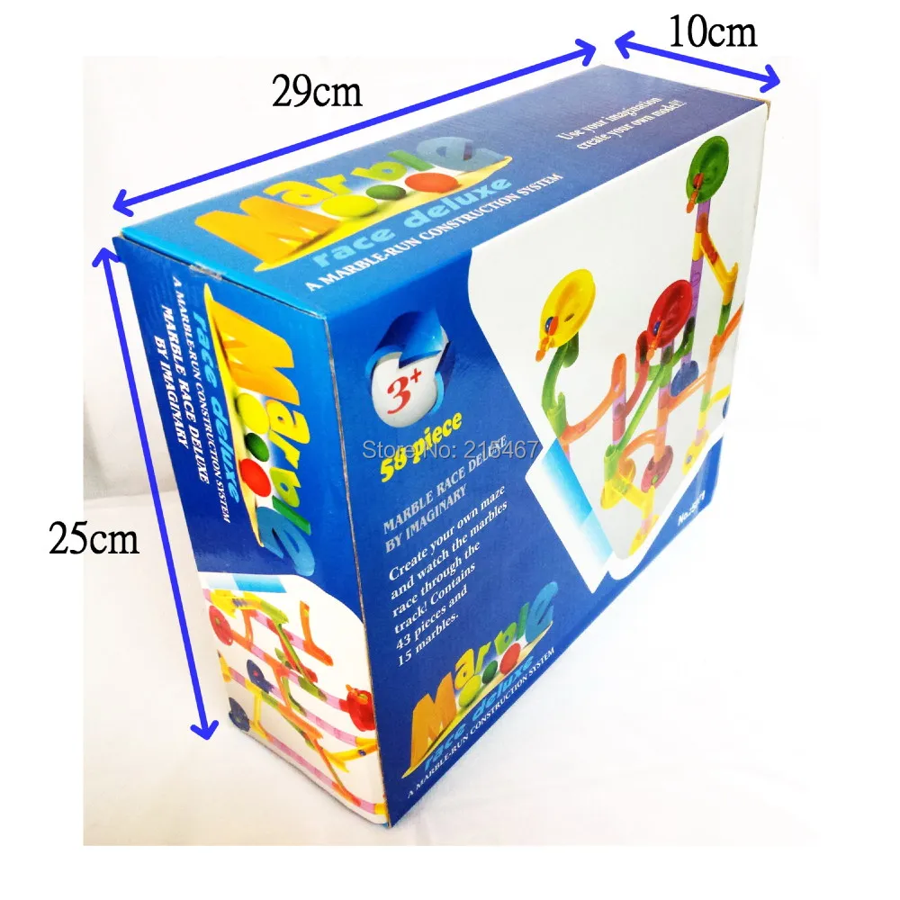 58blocks marble race beads ball running DIY building blocks oller coaster toy game for kids classic learning & educational toys
58blocks marble race beads ball running DIY building blocks oller coaster toy game for kids classic learning & educational toys