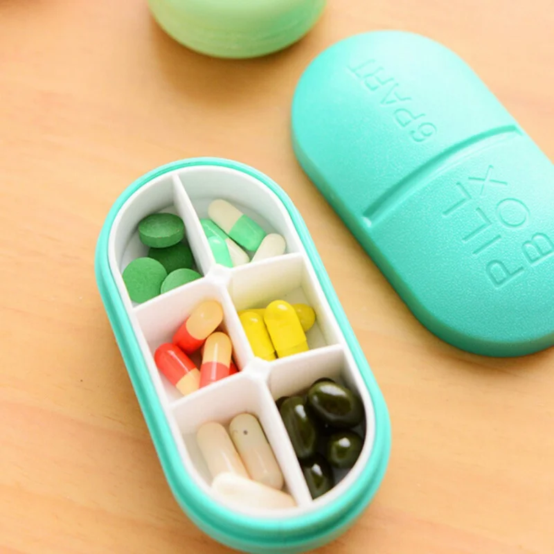 Portable Mini Pill Case Medicine Boxes 6 Grids Travel Home Medical Drugs Empty Container Home Storage Box
Portable Mini Pill Case Medicine Boxes 6 Grids Travel Home Medical Drugs Empty Container Home Storage Box