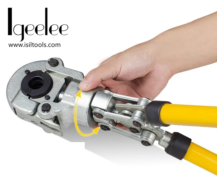 iGeelee Manual Crimping Tool JT-300 for crimping range of 10-300mm2 with telescopic handles
iGeelee Manual Crimping Tool JT-300 for crimping range of 10-300mm2 with telescopic handles