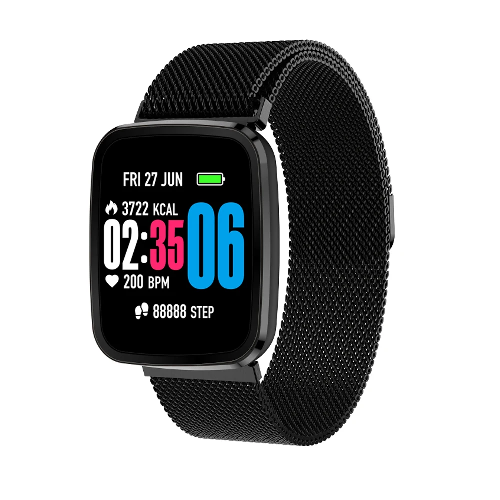 SENBONO V6 Heart Rate Monitor Fitness tracker Milan Steel strap Smart Watch High-definition Screen Weather Forecast Smart band
SENBONO V6 Heart Rate Monitor Fitness tracker Milan Steel strap Smart Watch High-definition Screen Weather Forecast Smart band