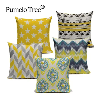 Custom Cushions Yellow Geometric Decor Throw Pillows Case High Quality Creative Decoration Linen For Sofa Car Cushion Cover
Custom Cushions Yellow Geometric Decor Throw Pillows Case High Quality Creative Decoration Linen For Sofa Car Cushion Cover