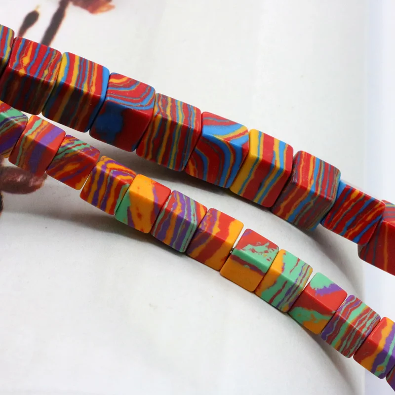 Block shape rainbow striped Turkey Stone 6/8mm dimension optional loose beads Manual Women DIY Accessories women jewelry 15"
Block shape rainbow striped Turkey Stone 6/8mm dimension optional loose beads Manual Women DIY Accessories women jewelry 15"