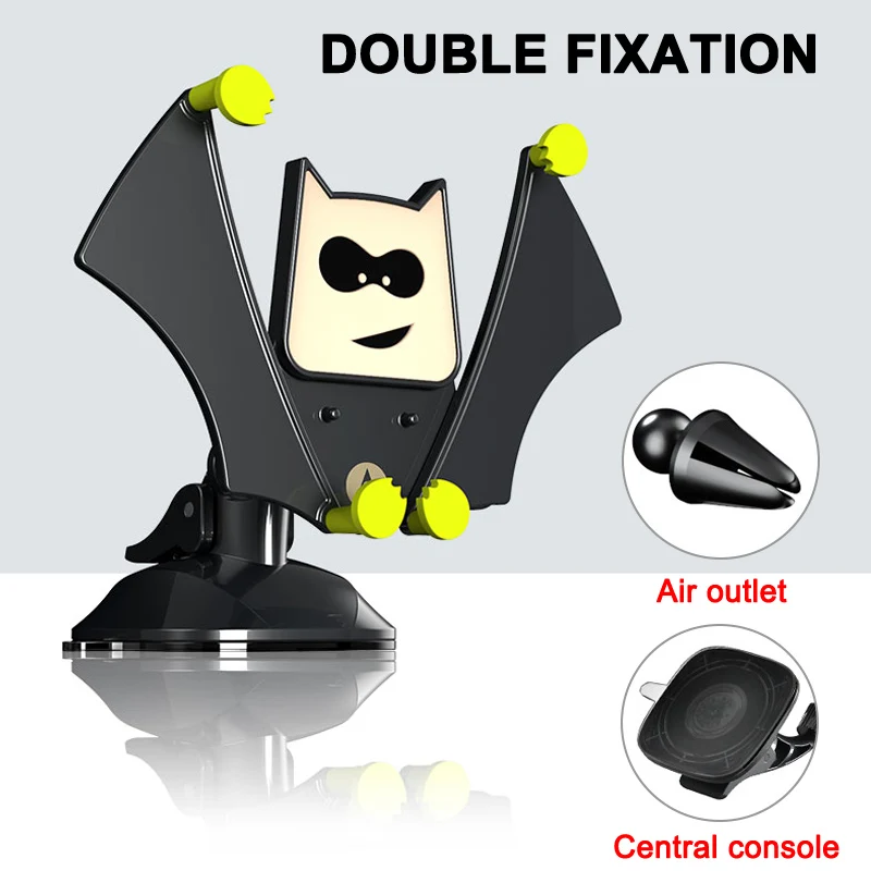 Newly Car Air Vent Phone Holder Mount Clip Bat Safe Grip for iPhone X/Xmax Samsung
Newly Car Air Vent Phone Holder Mount Clip Bat Safe Grip for iPhone X/Xmax Samsung