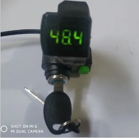 12-100v digital display with lock/key&switch for electric bike scooter mtb tricycle trike mobility ATV battery voltage indicator
12-100v digital display with lock/key&switch for electric bike scooter mtb tricycle trike mobility ATV battery voltage indicator