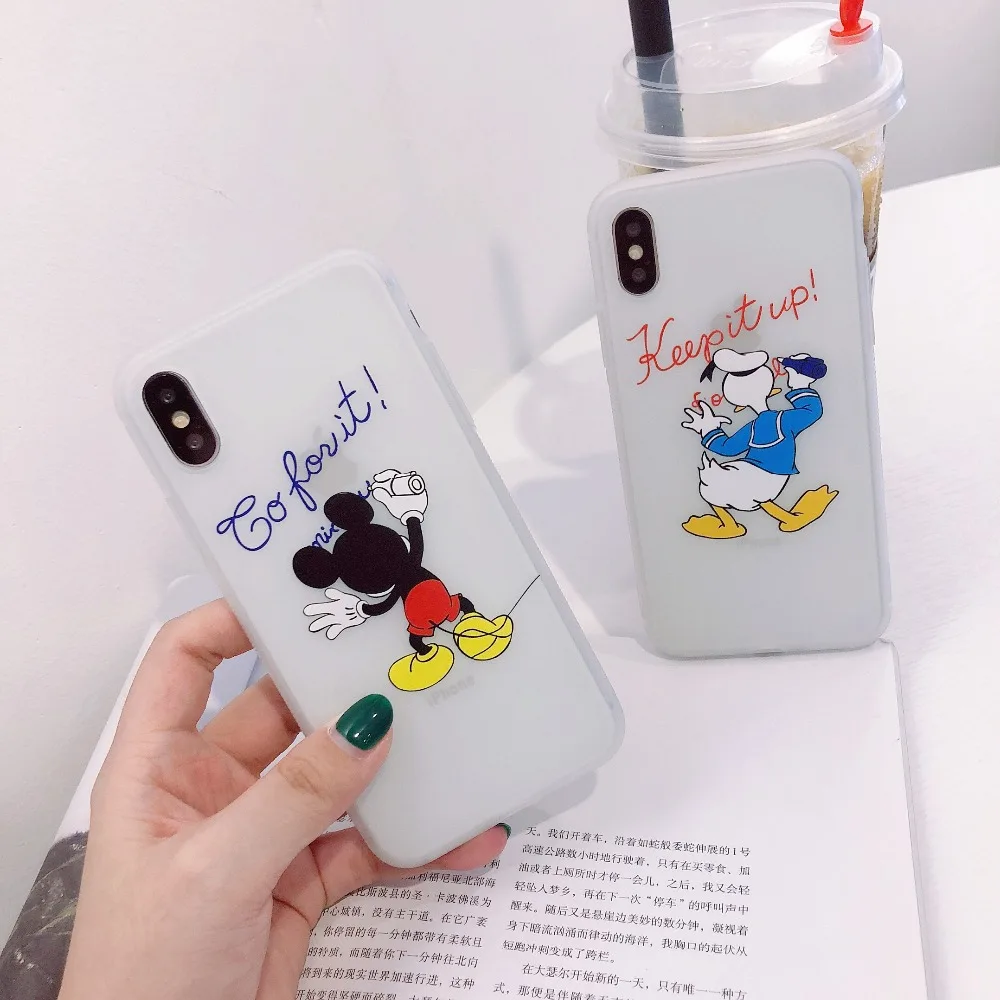 Cartoon Cute Mickey Donald Duck Case For iPhone 6 X 7 8 Plus Cases Good boy soft silicone TPU For iPhone 6 6s 7 Plus Covers Capa
Cartoon Cute Mickey Donald Duck Case For iPhone 6 X 7 8 Plus Cases Good boy soft silicone TPU For iPhone 6 6s 7 Plus Covers Capa