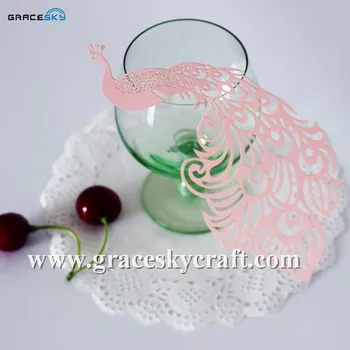 30pcs Free Shipping laser Cut New peacock Place name seat party Invitations Cup Cards for Wine Glass party home supplies
30pcs Free Shipping laser Cut New peacock Place name seat party Invitations Cup Cards for Wine Glass party home supplies