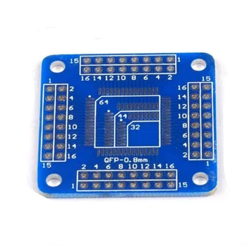 2pcs QFP64/ QFP32/ QFP16 /0.5mm pitch adapter plate
2pcs QFP64/ QFP32/ QFP16 /0.5mm pitch adapter plate