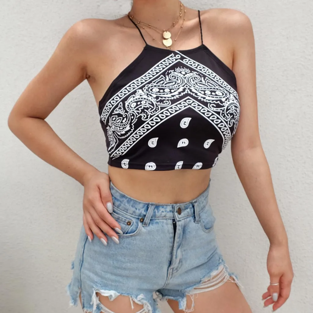 

Tank Tops 2019 Female Women Crop Tops Sexy Club Camisoles Reflective Bralet Buckle Tube Top Vest Cami Camis Top Cropped Female