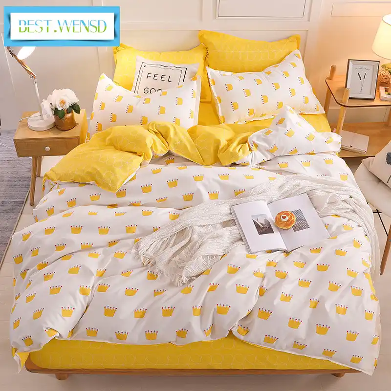 Best Wensd High Quality Luxury Cotton Bedding Set Queen Size