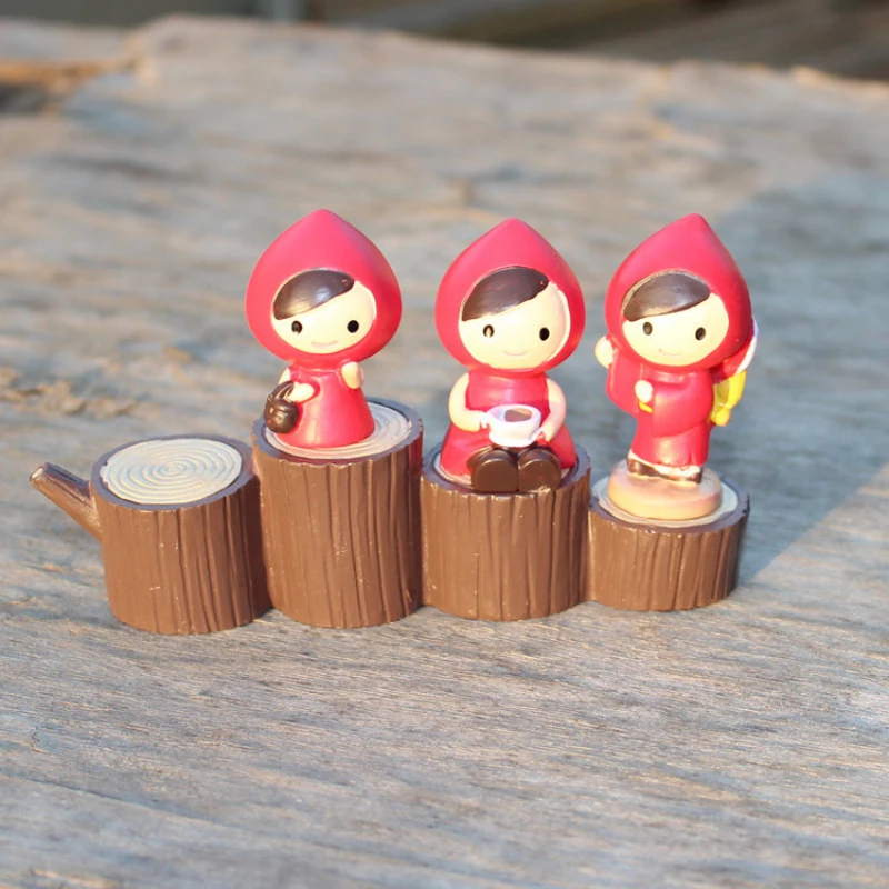 Little Red Riding Hood Miniature Fairy Garden Home Houses Decoration Mini Craft Micro Landscaping Decor DIY Accessories
Little Red Riding Hood Miniature Fairy Garden Home Houses Decoration Mini Craft Micro Landscaping Decor DIY Accessories