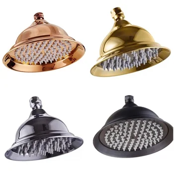 MTTUZK European style antique shower Head chrome/rose gold/black shower Head Round top spray Water Rains Shower Head
MTTUZK European style antique shower Head chrome/rose gold/black shower Head Round top spray Water Rains Shower Head