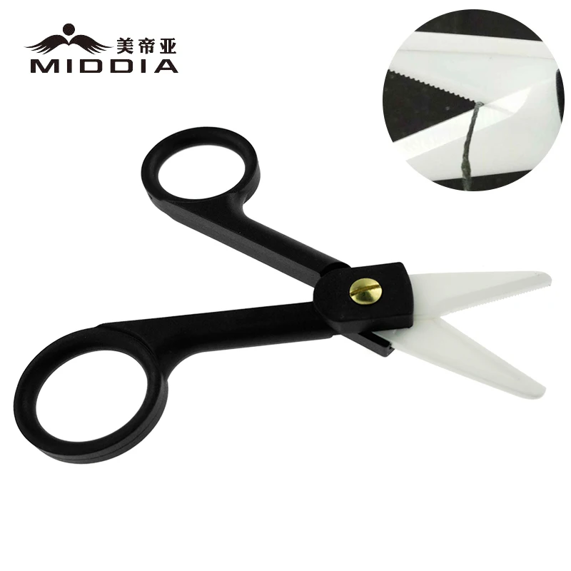 Fishing Tackle Zirconia Ceramic Pliers Scissors Non-slip Serrated Multi functional Braid Line Cutter
Fishing Tackle Zirconia Ceramic Pliers Scissors Non-slip Serrated Multi functional Braid Line Cutter