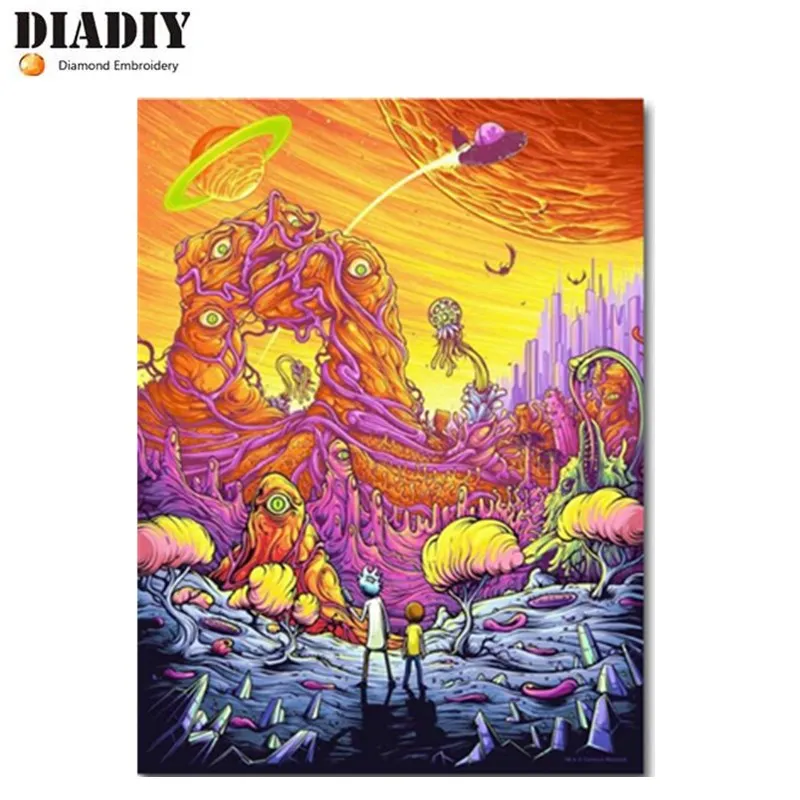 full diamond embroidery bead patterns square 5d diy diamond Painting Rick and Morty puzzle anime Needlework picture home decor
full diamond embroidery bead patterns square 5d diy diamond Painting Rick and Morty puzzle anime Needlework picture home decor