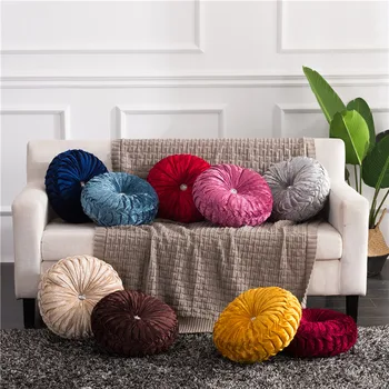 European Pastoral Style Pumpkin Round Seat Cushion/Back Cushion or as Sofa pillow Velvet Fabric 35x35cm 9 Colors
European Pastoral Style Pumpkin Round Seat Cushion/Back Cushion or as Sofa pillow Velvet Fabric 35x35cm 9 Colors