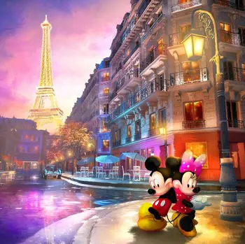 Paris cartoon mickey and Minnie DIY Diamond Painting Cross Stitch Needlework Diamond Mosaic Diamond Embroidery Animal Series
Paris cartoon mickey and Minnie DIY Diamond Painting Cross Stitch Needlework Diamond Mosaic Diamond Embroidery Animal Series