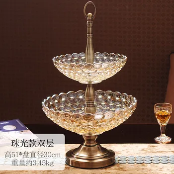 Creativity of Fruit Plate Living Room Tea Table Modern Simple Household Double Crystal Glass Individual European Tea Table Fruit
Creativity of Fruit Plate Living Room Tea Table Modern Simple Household Double Crystal Glass Individual European Tea Table Fruit