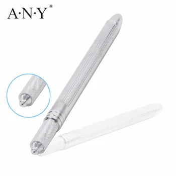 Retail ANGNYA Silver Metal Handle One Head Use Manual Tattoo Pen Permanent Makeup Eyebrow Tattoo Machine Gun 1PC
Retail ANGNYA Silver Metal Handle One Head Use Manual Tattoo Pen Permanent Makeup Eyebrow Tattoo Machine Gun 1PC