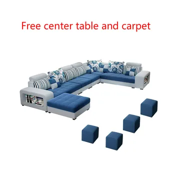 High Quality Living Room Sofa Set Home Furniture Modern Design Cotton Fabric Frame Soft Sponge U Shape Home Furniture
High Quality Living Room Sofa Set Home Furniture Modern Design Cotton Fabric Frame Soft Sponge U Shape Home Furniture