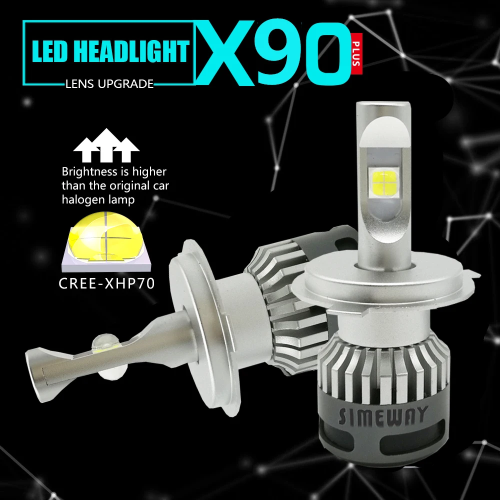 2PCS H4 hi/lo Led H8 H9 H11 HB3 hb4 Fog Lamp Car Headlight Bulbs xhp70 chip led H1 100W H7 D1S D2S 9004 9007 Auto bulb 12V 6000K
2PCS H4 hi/lo Led H8 H9 H11 HB3 hb4 Fog Lamp Car Headlight Bulbs xhp70 chip led H1 100W H7 D1S D2S 9004 9007 Auto bulb 12V 6000K