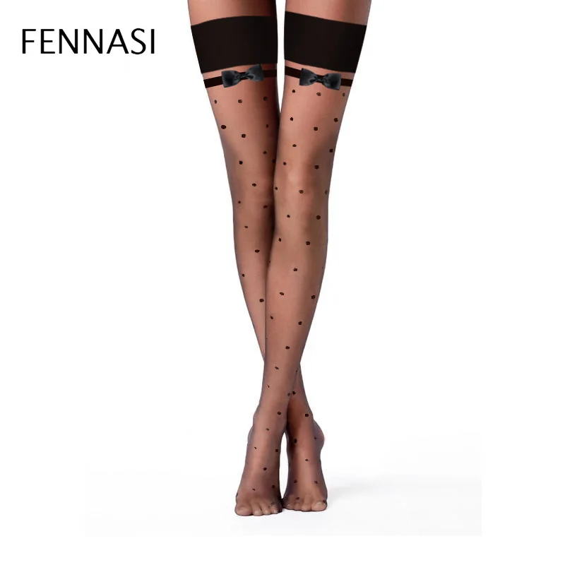 FENNASI Polka Dot Women's Stockings Sexy Belt Bow Garters Knee High Socks Print Fishnet Thigh High Stockings Female Erotic
FENNASI Polka Dot Women's Stockings Sexy Belt Bow Garters Knee High Socks Print Fishnet Thigh High Stockings Female Erotic