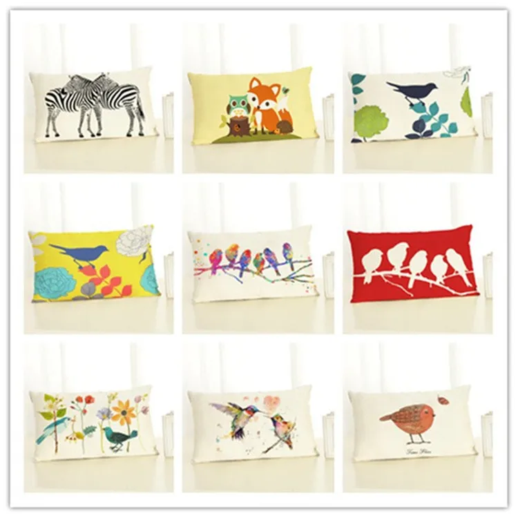 Simple Cartoon Animal Linen Cushion Cover Owl Watercolor Bird Pattern Series Cushion Cover Fox Hug Pillowcase Bird Pillowcase
Simple Cartoon Animal Linen Cushion Cover Owl Watercolor Bird Pattern Series Cushion Cover Fox Hug Pillowcase Bird Pillowcase