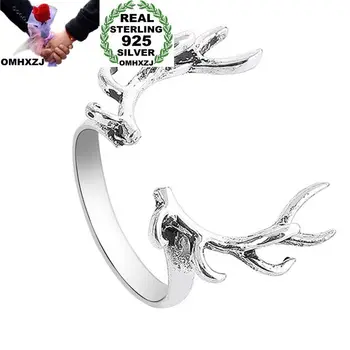 OMHXZJ Wholesale European Fashion Woman Man Party Wedding Gift Silver Elk Head Open 925 Sterling Silver Ring RR281
OMHXZJ Wholesale European Fashion Woman Man Party Wedding Gift Silver Elk Head Open 925 Sterling Silver Ring RR281