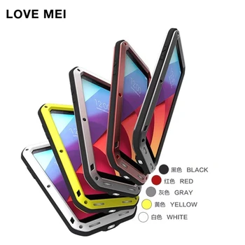 LOVEMEI EXTREME Cover For LG G6 Case Aluminum Metal + Glass + TPU Cover For LG G6+ G6 Dual Case Drop proof Protective Shield
LOVEMEI EXTREME Cover For LG G6 Case Aluminum Metal + Glass + TPU Cover For LG G6+ G6 Dual Case Drop proof Protective Shield