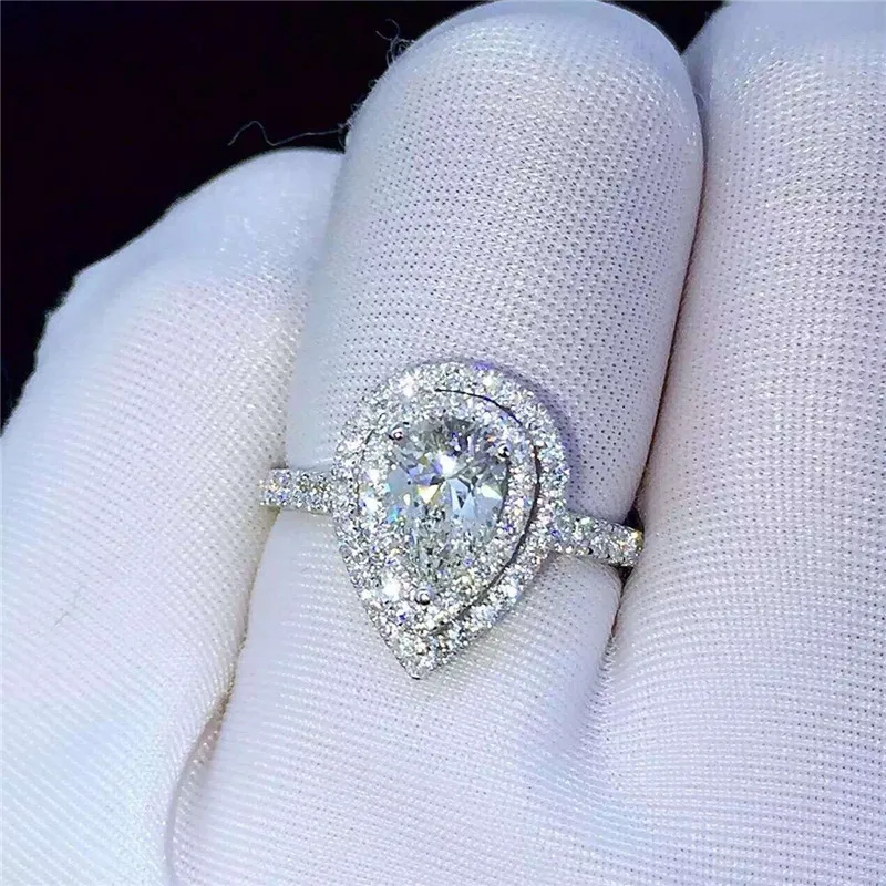 Water Drop Promise ring AAAAA Cz Stone Real 925 Sterling silver Engagement wedding band ring for women Men Finger Party Jewelry
Water Drop Promise ring AAAAA Cz Stone Real 925 Sterling silver Engagement wedding band ring for women Men Finger Party Jewelry