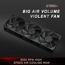 12038 8000 RPM Máquina de Mineração Portátil Ventilação Ventilador de Refrigeração da fonte de Alimentação Do Radiador 12 V 218CFM asic Mineiro bitcoin mineiro dissipador(China)