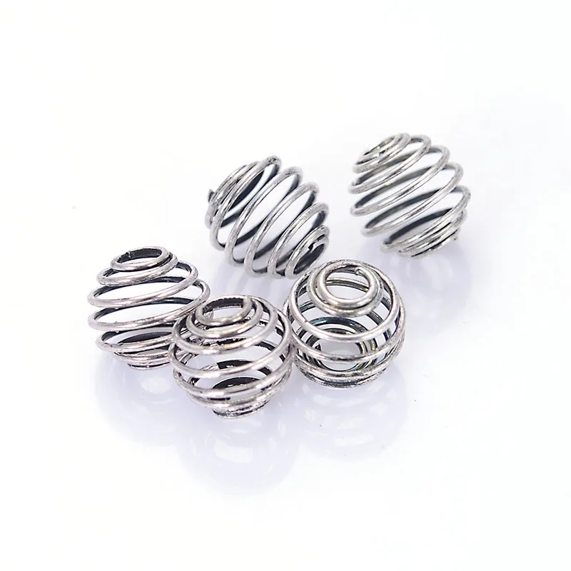 Miasol 20 Pieces 10 MM Plating Metal Wire Wrapped Round Spring Spacers Charm Beads For Diy Jewelry Making
Miasol 20 Pieces 10 MM Plating Metal Wire Wrapped Round Spring Spacers Charm Beads For Diy Jewelry Making